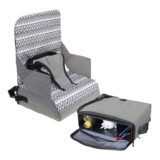 Dreambaby Grab N Go Kids Booster Seat – Portable Travel Toddler High Chair for Dining (6M-3Y) with Storage & Shoulder Strap