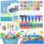 Dreamon Magic Aqua Fairy Water Gel Fishing Kit, 71PCS Magic DIY Squishy Maker Set with Fishing Rod, 14 Colors & 20 Molds, Creative Arts & Crafts Toys, Birthday Gifts for Boys Girls Ages 36