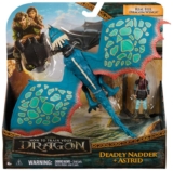 Dreamworks Dragons, How to Train Your Dragon, Deadly Nadder & Astrid, Viking Duo Action Figure