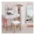 Dressing Table Set with LED Lights Mirror