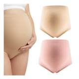 DtgEcd Maternity Underwear, High-Waisted, 2-Pack, XS