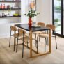 Dunelm Arnie Rectangle 4 Seater Dining Table Further Reduced