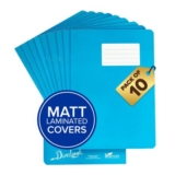 Durabook A4 7mm Squared Margin Exercise Books, Pack of 10