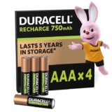 Duracell AAA Rechargeable Batteries (Pack of 4) (£8.07 S&S)