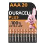 Duracell plus Aaa 1.5v Alkaline Batteries 20 Pack