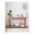 Dusky Pink Oak Console Table