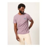Dusky Purple Lino Graphic Tshirt