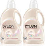 Dylon Light and White Detergent (30 WL), Liquid Laundry Detergent for all light-coloured and white clothes pack of 2