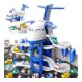 Dyzi Aeroplane Race Track Toy with 8 Cars and Lights