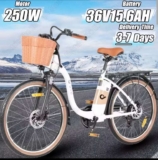 E-bike DYU C6 PRO 250W Motor 36V15.6AH Lithium Battery with code – UK stock – UK First Choice Boutique Store