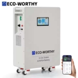 ECO-WORTHY 48V 314Ah(V1) LiFePO4 Lithium Battery,16.1kWh High Capacity Energy Storage – Sold by ECOWORTHY UK Store