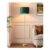 EDISHINE Modern Floor Lamp, Green Velvet Shade, 57-Inch Tall