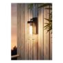 EGLO Bovolone 1-Light Modern Black Exterior Outdoor Wall Lamp
