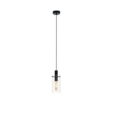 EGLO Montefino Pendant Light Cylinder – Black