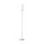 EGLO Troy Floor Lamp – White & Matt Nickel