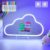 ENUOLI White Cloud Neon Sign LED Dimmable Cloud Light with White Board Marker for Kids Bedroom Gaming Room Bar Party Christmas USB Powered Neon Night Light Gifts for Birthday Gift Wedding Supplies