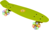 EVO 22 Light Up Penny Board Skateboard For Beginners Or Pros Light Up Wheel Skateboard For Kids & Teenagers Mini Cruiser Complete Board Suitable For All Aged 3