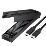EXCLUSIVESABRENT NVMe Enclosure USB C 10Gbps M.2 Enclosure with code at Store4PC-UK