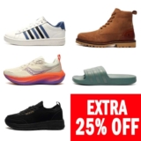 EXCLUSIVEUp To 80% Off Big Brand Footwear & Clothing An Extra 25% off with Code (Including Adidas, New Balance, Sketchers, Saucony)