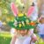 Easter Bonnet Kit Hat for Boys Girls Kids Gifts, Handmade DIY Decorations Make Your Own Hat for Easter Egg Hunt Activity with Craft Set Chicks Bunny Carrots Eggs Nests Grass Butterfly Cartoon Cap