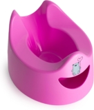 Easy Pour Potty – Dark Pink Portable Potty Training Toilet Seat for Toddlers Hygienic, Easy to Clean, and Travel-Friendly (Previously known as Pourty)