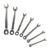 Eclipse 7 piece fixed combination rachet spanners