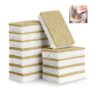 Eco 12-Pack Scrub Sponges Heavy-Duty Natural Cellulose and Sisal