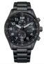 Eco-Drive Chronograph 43mm Exclusive Mens Watch – Black