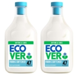 Ecover Fabric Softener, Fabric Conditioner to Soften Your Clothes, Fresh Rose & Bergamot Scent, 2 x 47 Washes, 2 x 1.43L