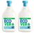 Ecover Fabric Softener, Fabric Conditioner to Soften Your Clothes, Fresh Rose & Bergamot Scent, 2 x 47 Washes, 2 x 1.43L