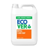 Ecover Floor Soap Refill, Multi-Surface, Orange-Lemon, 5 L