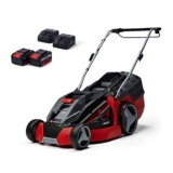 Einhell 36V 43CM GE-CM 43 Li M Lawnmower kit ( 2 x 4.0mAh batteries & chargers / 63L / 6 cutting heights / upto 600m2 ) Einhell Direct