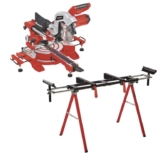 Einhell TC-SM 216 1600W 216mm Electric Sliding Mitre Saw & MSS 1608 Saw Stand – 240V
