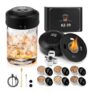 Electric Whiskey Smoker Kit 6 Wood Chips 5 Color Lights