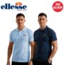 Ellesse Velorian Heritage 2 Mens Polo Shirt (Light Blue/ Navy) W/Code