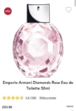 Emporio Armani Diamonds Rose Eau de Toilette 50ml