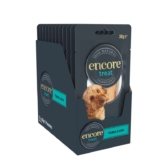 Encore Natural Fish Bites Dog Treats, Grain-Free, High Protein, Low Fat – 12 x 30g Pouch, 100% Natural Treats