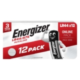Energizer LR44 Batteries (12 Pack) – A76 Button Cell Battery – 1.5V