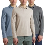 English Laundry Mens Long Sleeve Jersey Polo ( 3 Colours Available )