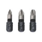 Erbauer 1/4 Hex Shank Mixed Diamond Impact Screwdriver Bits 3 Pieces (7581V) (Free C&C)