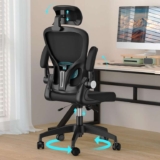 Ergonomic Office Chair with Enhanced Soft Sponge Seat & Upgraded Headrest Adjustment