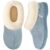 EverFoams Womens Microsuede Fuzzy Plush Lined Slippers with Cozy Memory Foam size 7/8