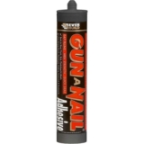 Everbuild Gun A Nail – High Strength Building Adhesive – Solvent-Free – Gap Filling- White – 290ml (S&S £1.64)