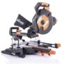 Evolution R255SMS 255mm Sliding Compound Mitre Saw With TCT Multi-Material Cutting Blade – With Code