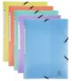 Exacompta – Ref 55170E – Chromaline Collection – Elasticated 3-Flap Folders – Suitable for Storing A4 Documents, Spine Label