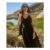 Explorer Ribbed Halter Neck Strappy Maxi Dress