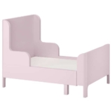 Extendable pink bed Ikea