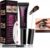 Eyebrow Tint Dark Tattoo Brown – Waterproof Semi-Permanent Colour Brow Tattoo Gel Lasts up to 3 Days Peel off Eyebrow Gel Tint Natural Eyebrow Makeup Gift for Women (02)
