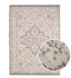 Ezra Traditional Tufted Edge Rug – Natural 120×170