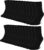 FALARY 12 Pairs Black Mens Socks, Plain Socks for Men – Cotton Socks Men Women Comfortable Suitable for Work & Casual Wear – Breathable, Stain Resistant, Durable Mens Smart Dress Socks